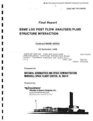 Read Ssme Lox Post Flow Analyses/Fluid Structure Interaction - National Aeronautics and Space Administration file in PDF