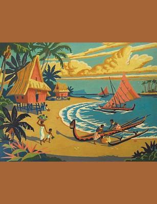 Read Composition Book Journal: : Vintage Paint-By-Number Pbn, Mid Century Tiki Tikiana Hawaiian Tropical Island with Palms Motif Cover, College Ruled Paper, 150 Blank Lined Sheets, 9-3/4 X 7-1/2. - A.D. Rutledge | PDF