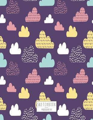 Download Sketchbook: Cloud on Purple Cover (8.5 X 11) Inches 110 Pages, Blank Unlined Paper for Sketching, Drawing, Whiting, Journaling & Doodling - Fos Sette file in PDF