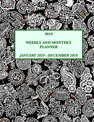 Full Download 2019 Weekly and Monthly Planner January 2019 - December 2019: Agenda Calendar with Abstract Cover - Agenda Calendar Publishers | ePub
