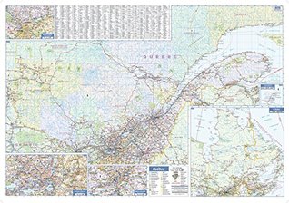 Read Online Quebec Province Wall Map - South Portion with North Inset - 40.75 x 28.75 Paper - Lucidmap | PDF
