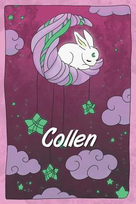 Download Collen: personalized notebook sleeping bunny on the moon with stars softcover 120 pages blank useful as notebook, dream diary, scrapbook, journal or gift idea - Jenny Illus | ePub